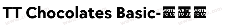 TT Chocolates Basic字体转换 TT Chocolates Basic字体转换